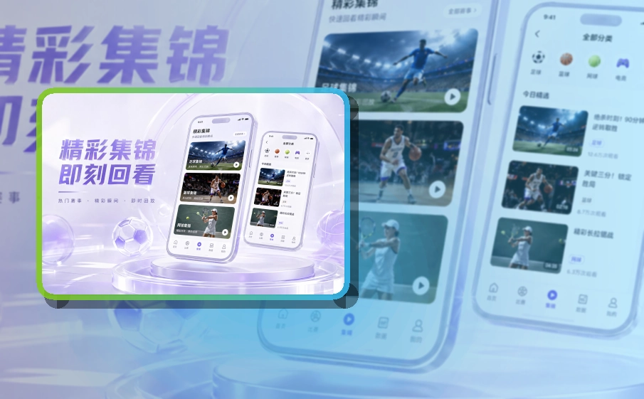 官方移动入口 · App下载说明 · 重要比赛不容易错过界面展示